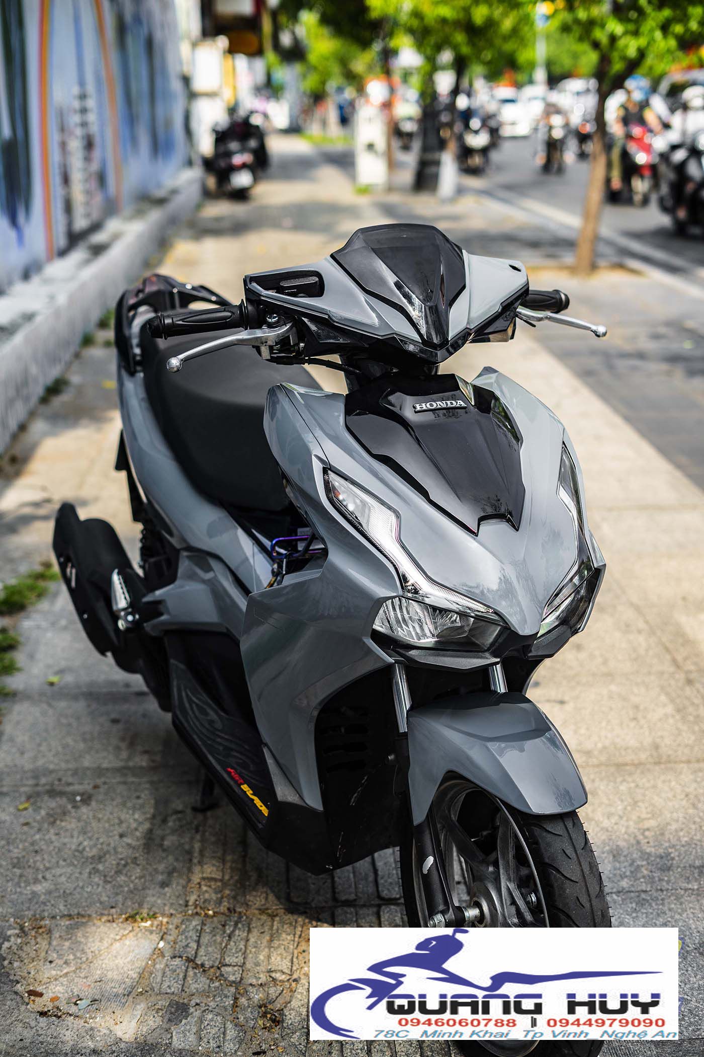 Tem Trùm Airblade Xám Xi Măng,Team Decal AB 2020