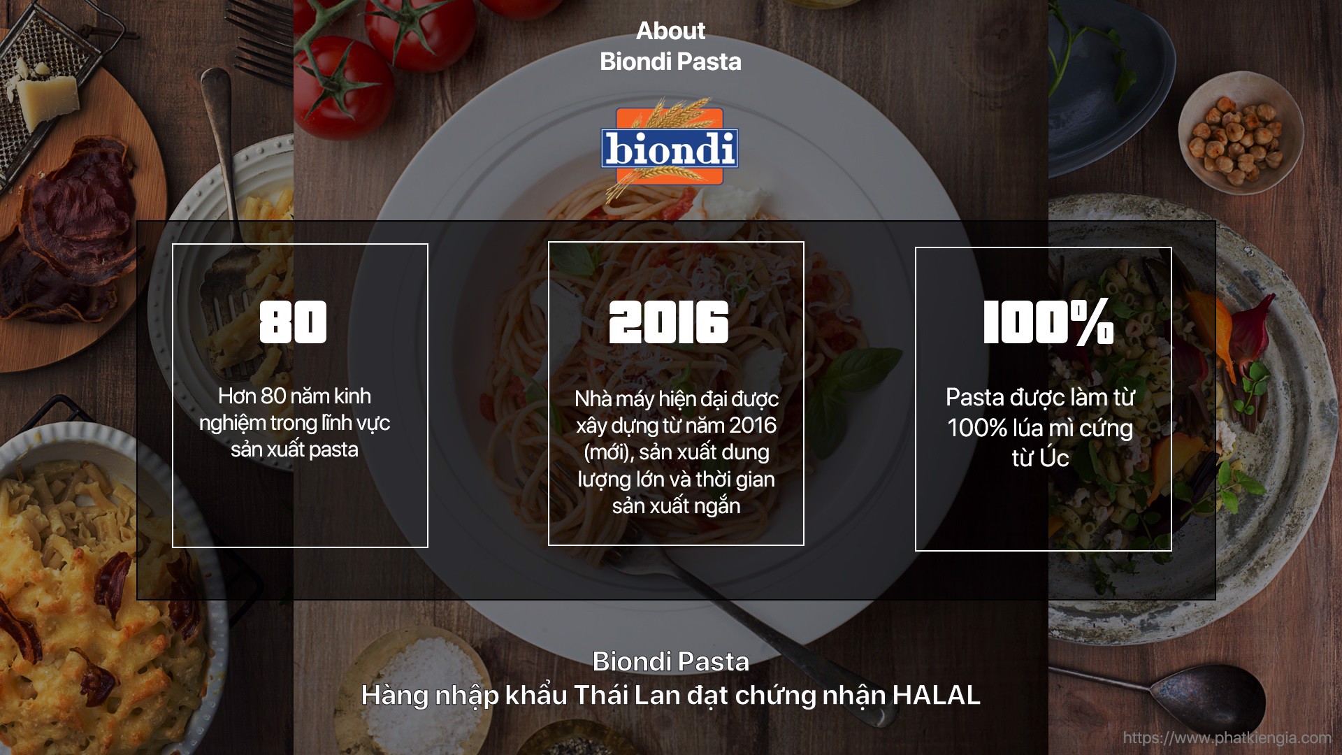 Mì Ý Spaghetti Số 4 Biondi 500g - Thương Hiệu Úc, SX Thái Lan | Biondi Spaghetti No.4 500g
