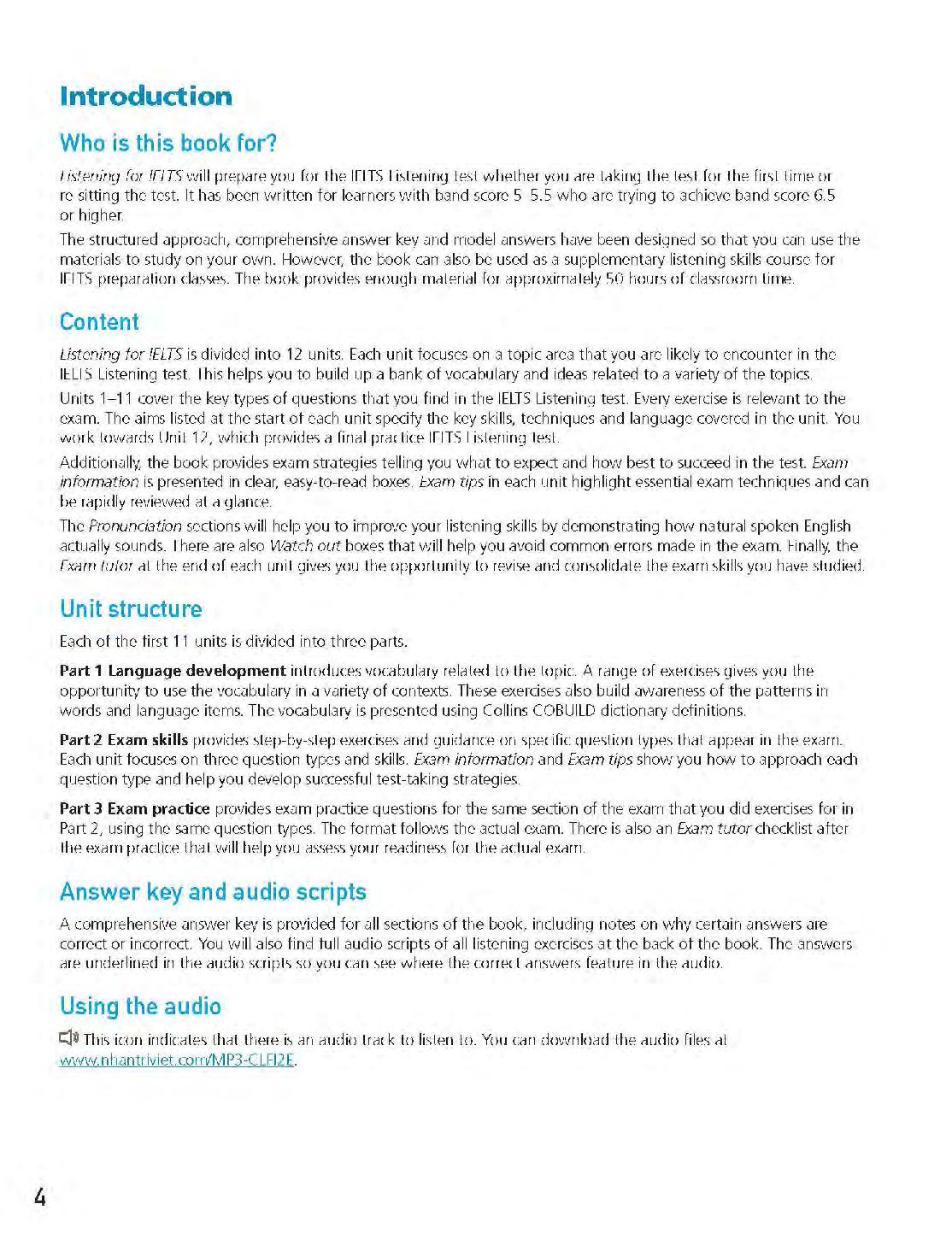 Sách Fahasa - Collins Listening For Ielts - 2ND Edition (Kèm CD)