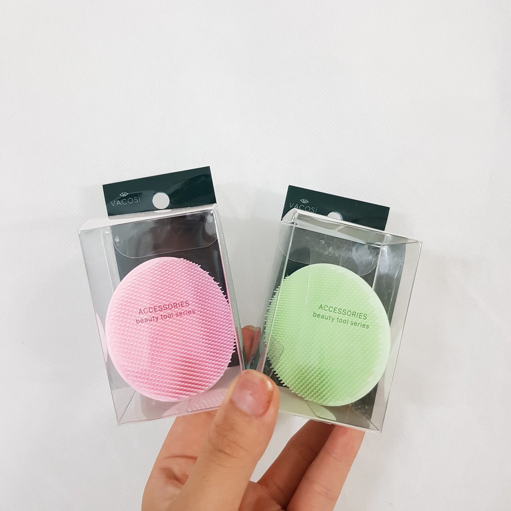 Miếng cọ rửa mặt Silicone Vacosi Hàn Quốc