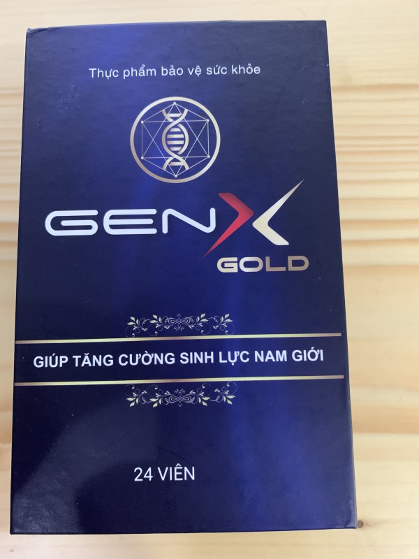 Gen X Gold - Hỗ trợ sức khoẻ nam giới - Hộp 24 viên cao cấp