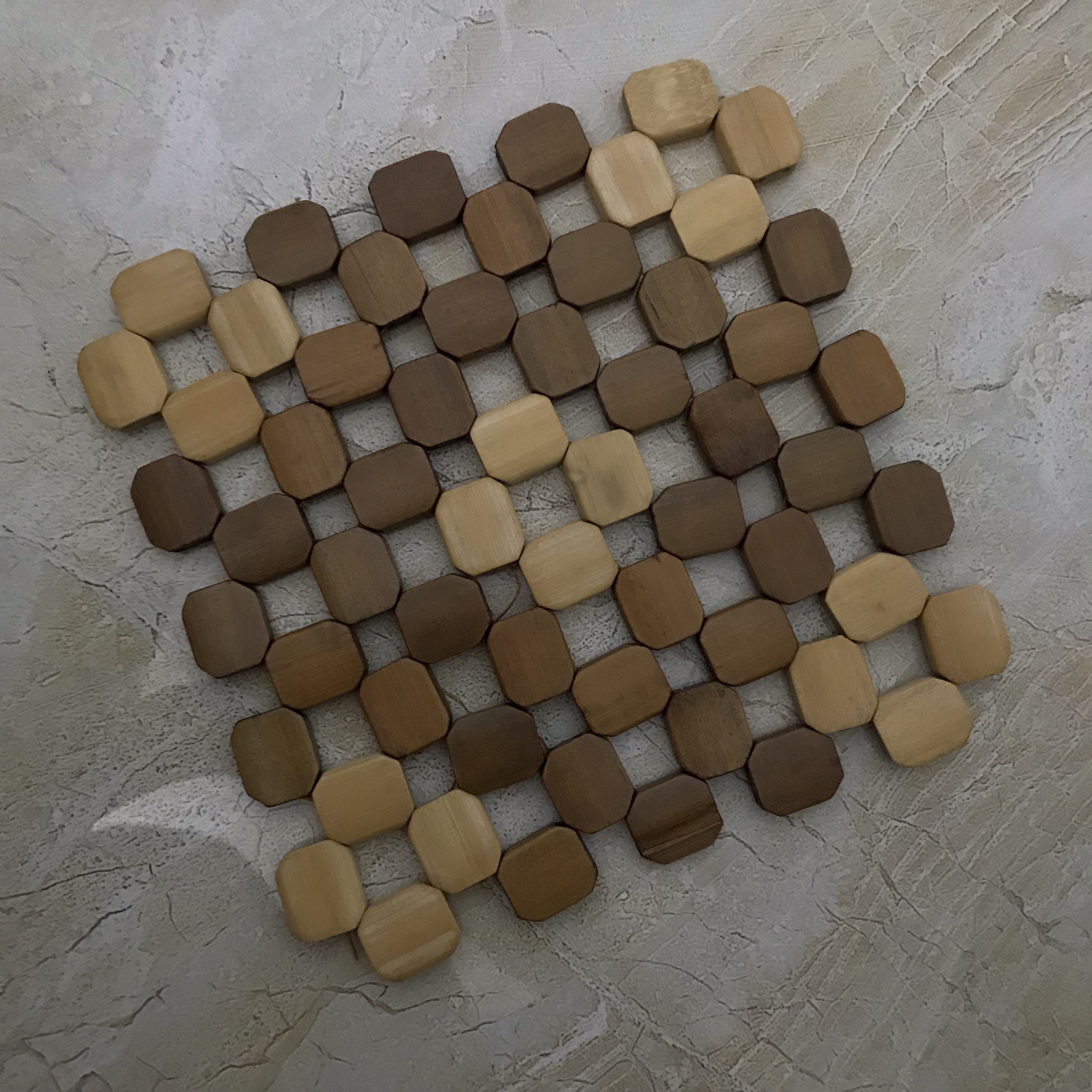 [HÀNG MỚI VỀ] Miếng lót nồi tre  cách nhiệt, chống nóng, trơn trượt nồi, bát, hình vuông, GIAO MÀU NGẪU NHIÊN