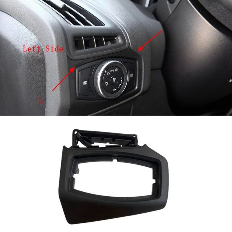 Car headlight switch trim frame cover for ford focus 2012-2014