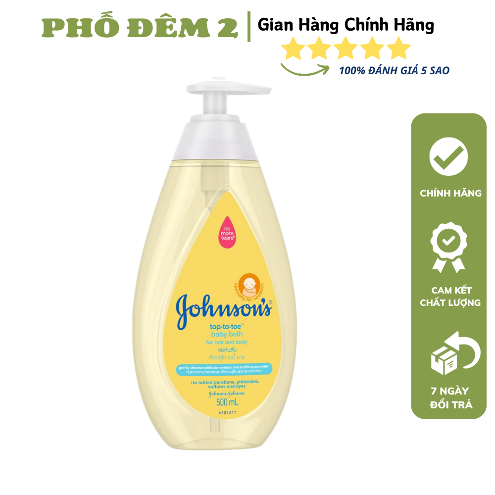 Sữa tắm gội toàn thân  cho béJohnson's Baby 500ml
