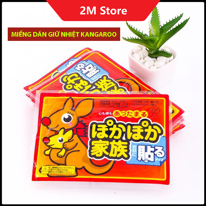 Miếng dán giữ nhiệt kangaroo dán cơ thể/bàn chân - dán nóng sưởi ấm ngày đèn đỏ, đau bụng