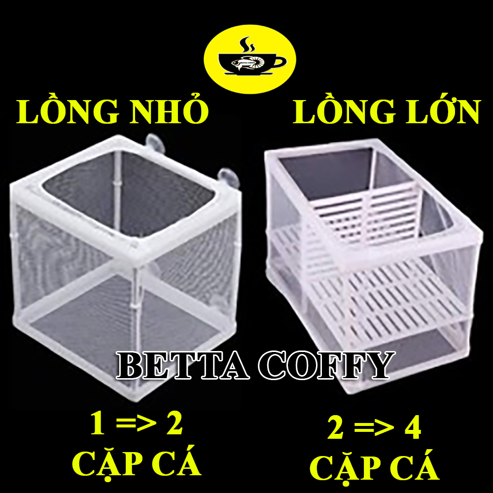 Lồng Đẻ Vải Nhỏ Lớn cho cá cảnh Cá Bảy Màu Guppy