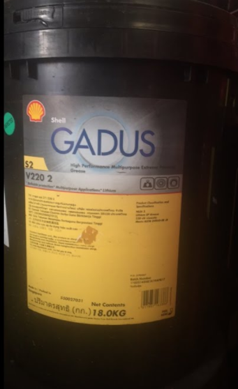 Mỡ Shell Gadus S2 V220 0 đóng gói 18KG/ xô