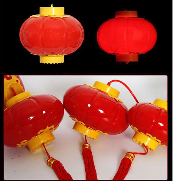 [HCM]Dây Lồng Đèn Trang Trí 5M-18 Bóng Trang Trí Dịp Lễ Tết