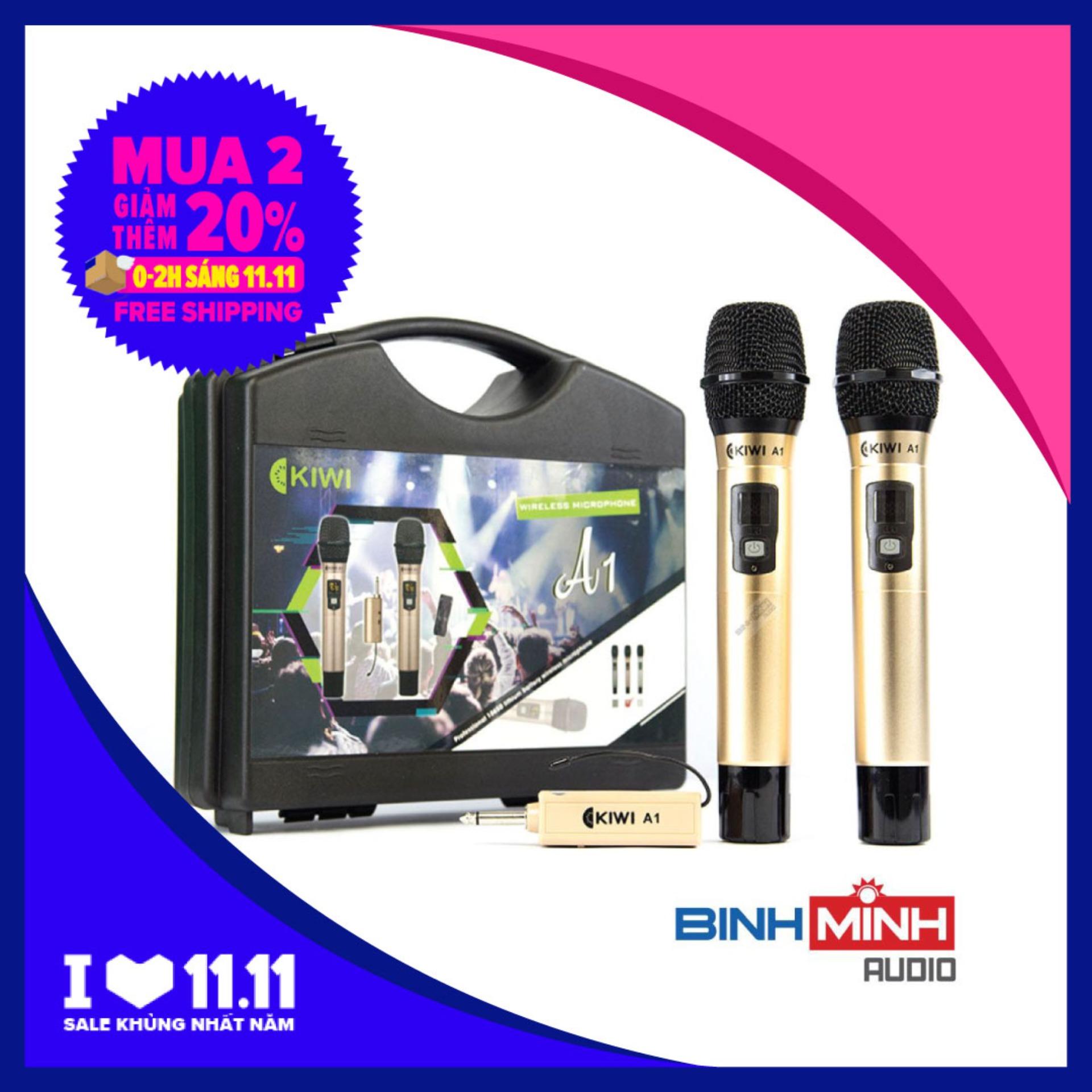 Micro không dây KIWI A1 - Hàng chính hãng