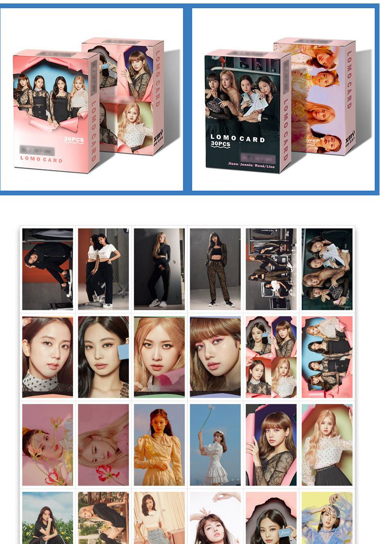 Hộp Lomo card BLACK PINK mới