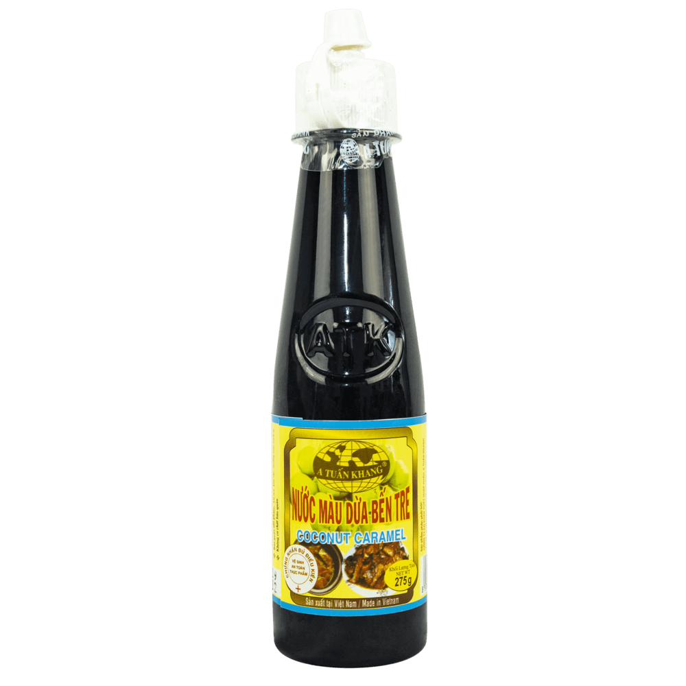 Nước Màu Dừa Bến Tre 275g – Nước Hàng Cốt Dừa Kho Cá, Thịt Đậm Đà Hương Vị Truyền Thống | A TUẤN KHANG