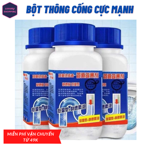 [COMBO 3]  BỘT THÔNG CỐNG SIÊU MẠNH BỘT THÔNG TẮC BỒN CẦU BỒN RỬA MẶT , THÔNG CỐNG NGHẸT TẠI NHÀ ĐƠN GIẢN , THÔNG TẮC CỐNG DẦU MỠ LÂU NGÀY