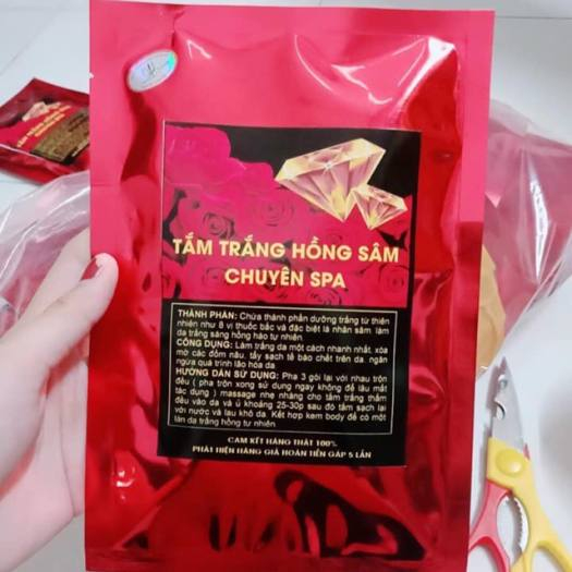 Gói Tắm Siêu Trắng Hồng Sâm Chuyên Spa