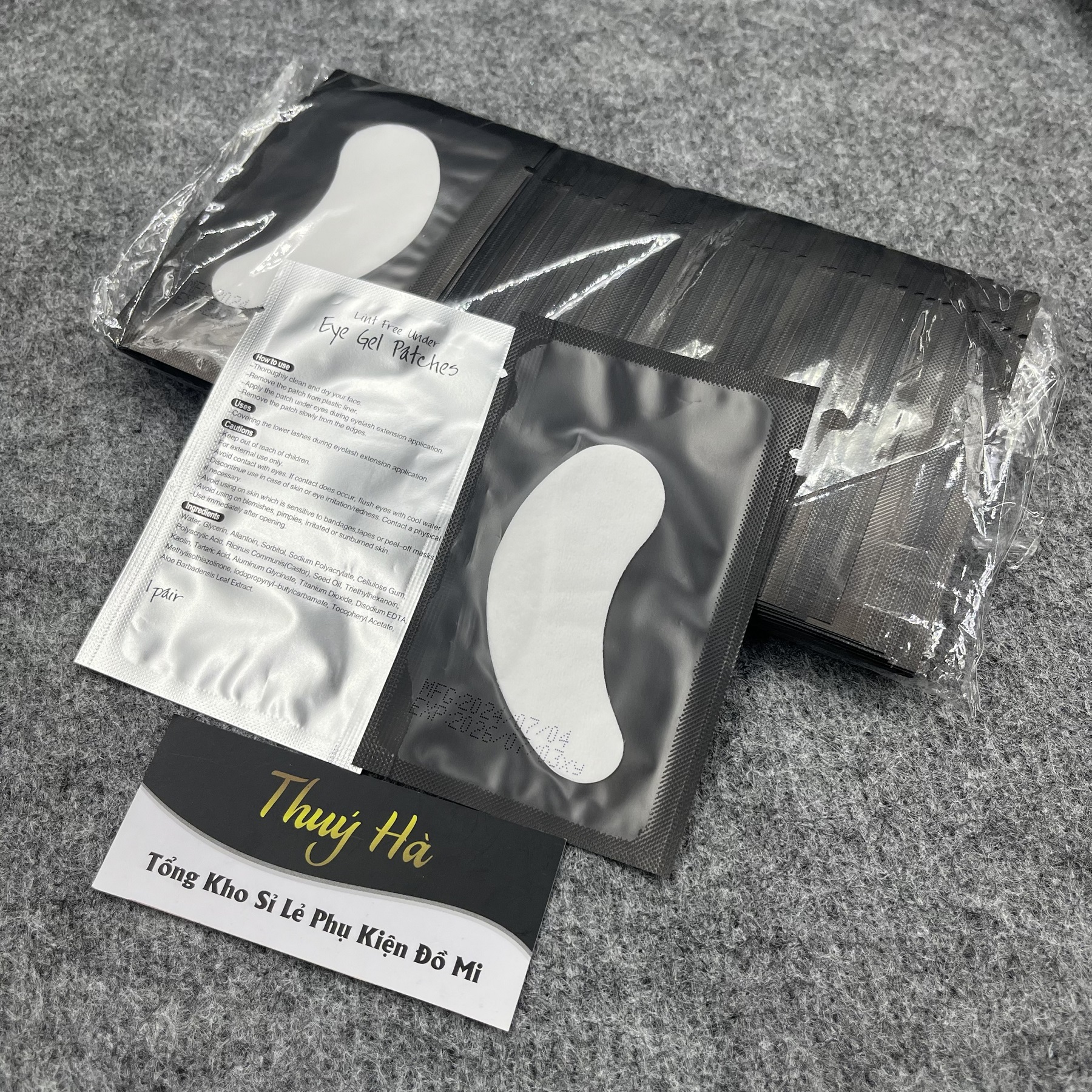 Gel pad dán mi dưới túi 10-20-50 cặp ,hỗ trợ nối mi-uốn mi- Dụng Cụ Nối Mi - Thúy Hà Eyelash