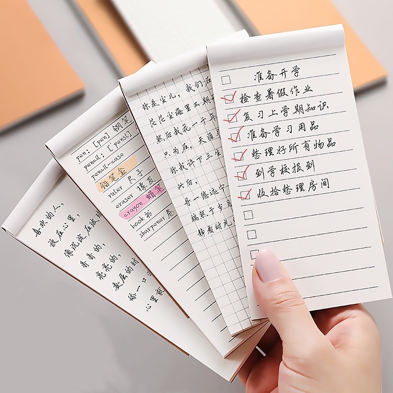 50 tờ Sổ ghi chú bỏ túi chất liệu giấy kraft tiện dụng-HAUSE