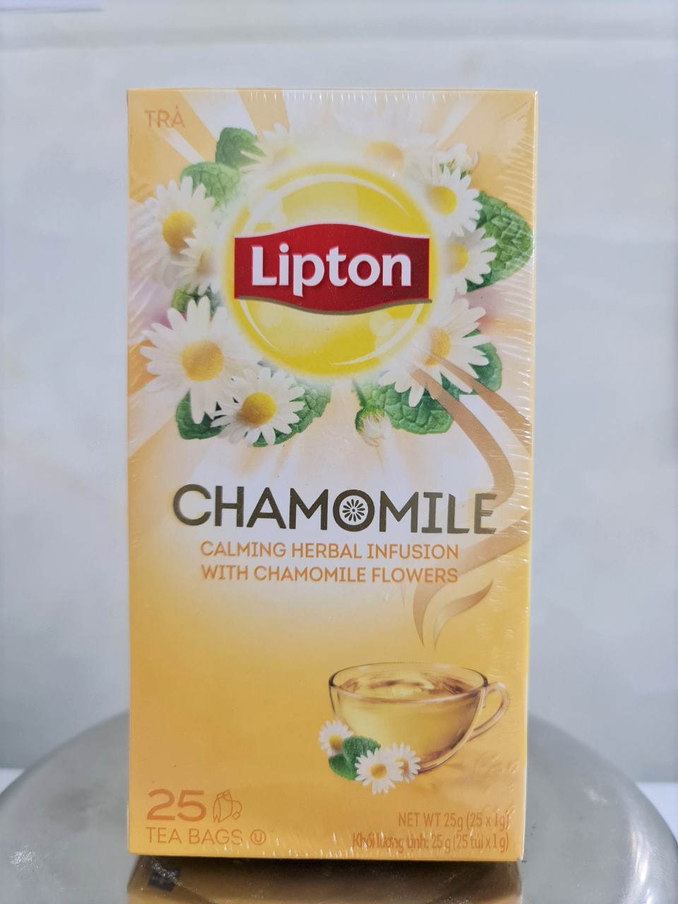 [Hộp 25 túi x 1g] TRÀ HOA CÚC TÚI LỌC [Indonesia] LIPTON Chamomile Tea Bags