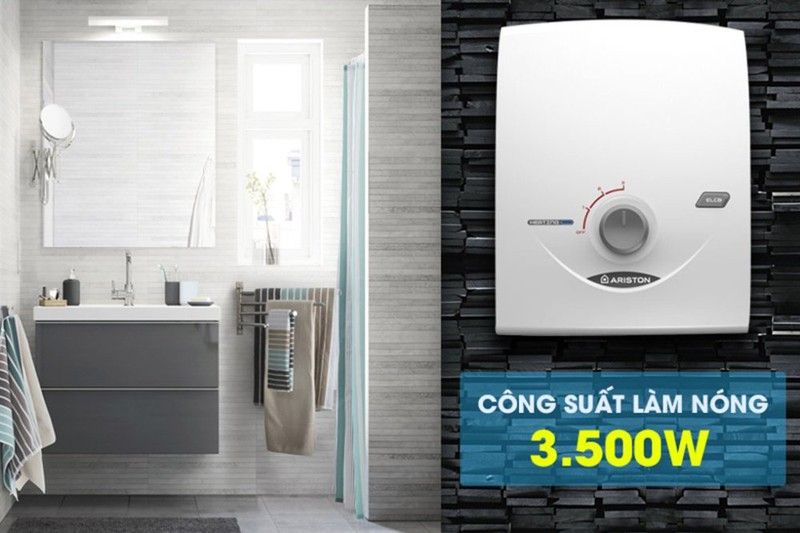 Máy nước nóng trực tiếp Ariston SB35E - VN tích hợp chống giật