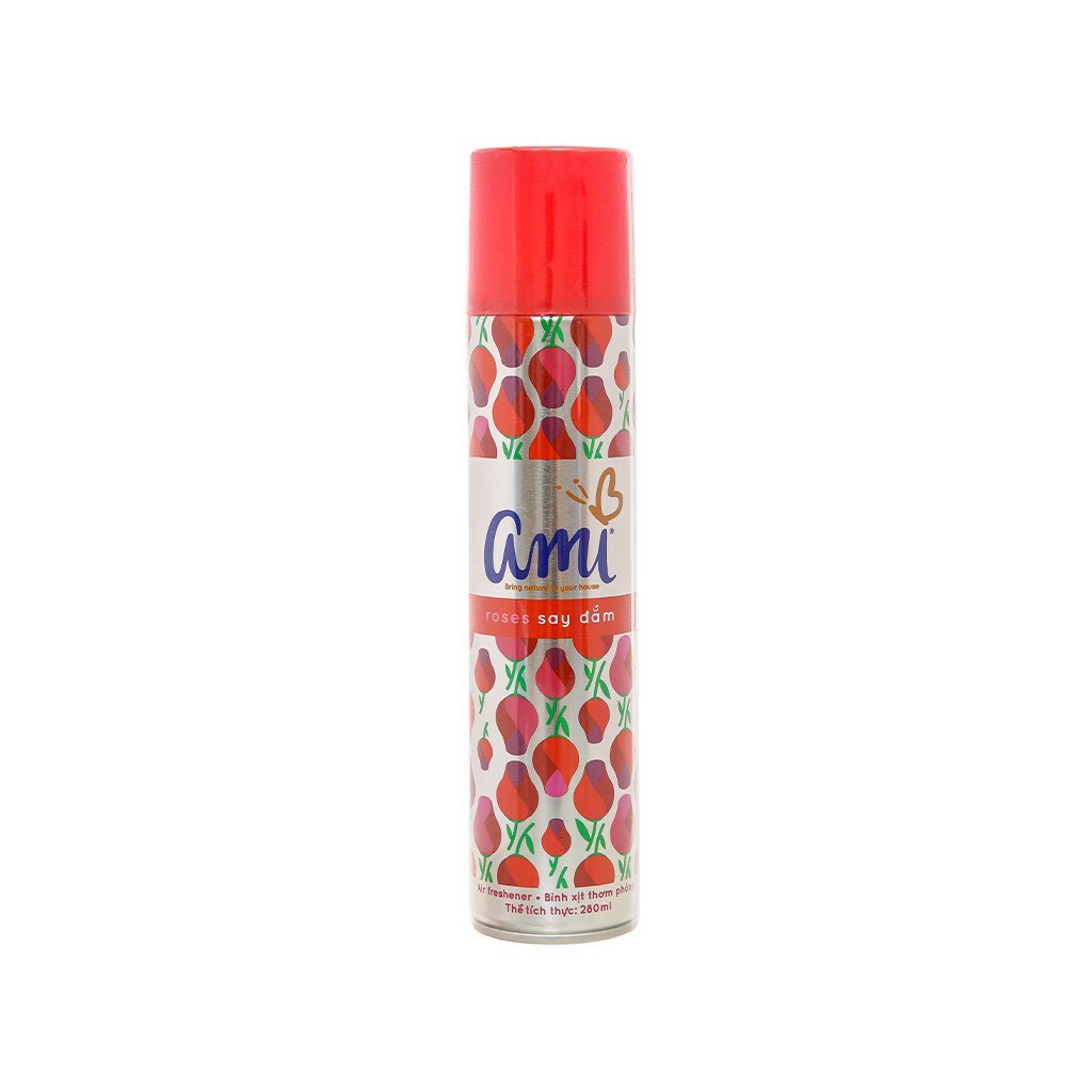 Xịt phòng Ami 280ml [ 6 Mùi Vị ]