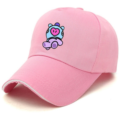 [HCM]Nón lưỡi trainón kết BT 21 BTS màu hồng