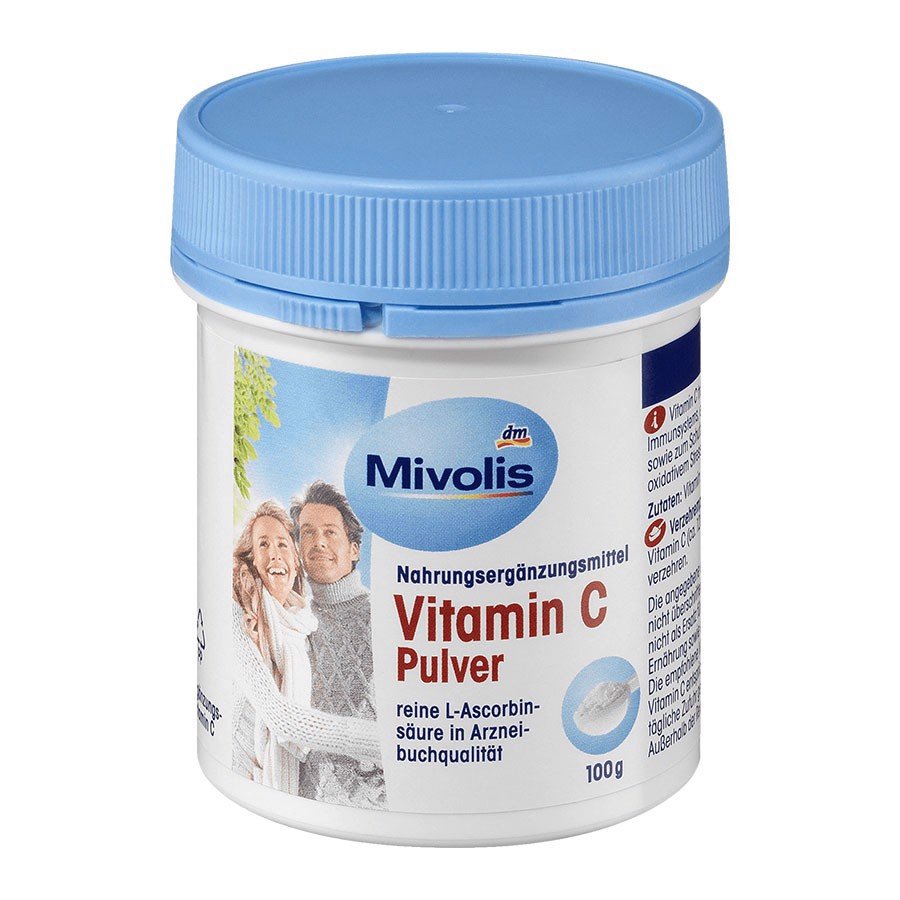 Hàng Đức đủ Bill Bột Vitamin C nguyên chất của Gesunde Plus