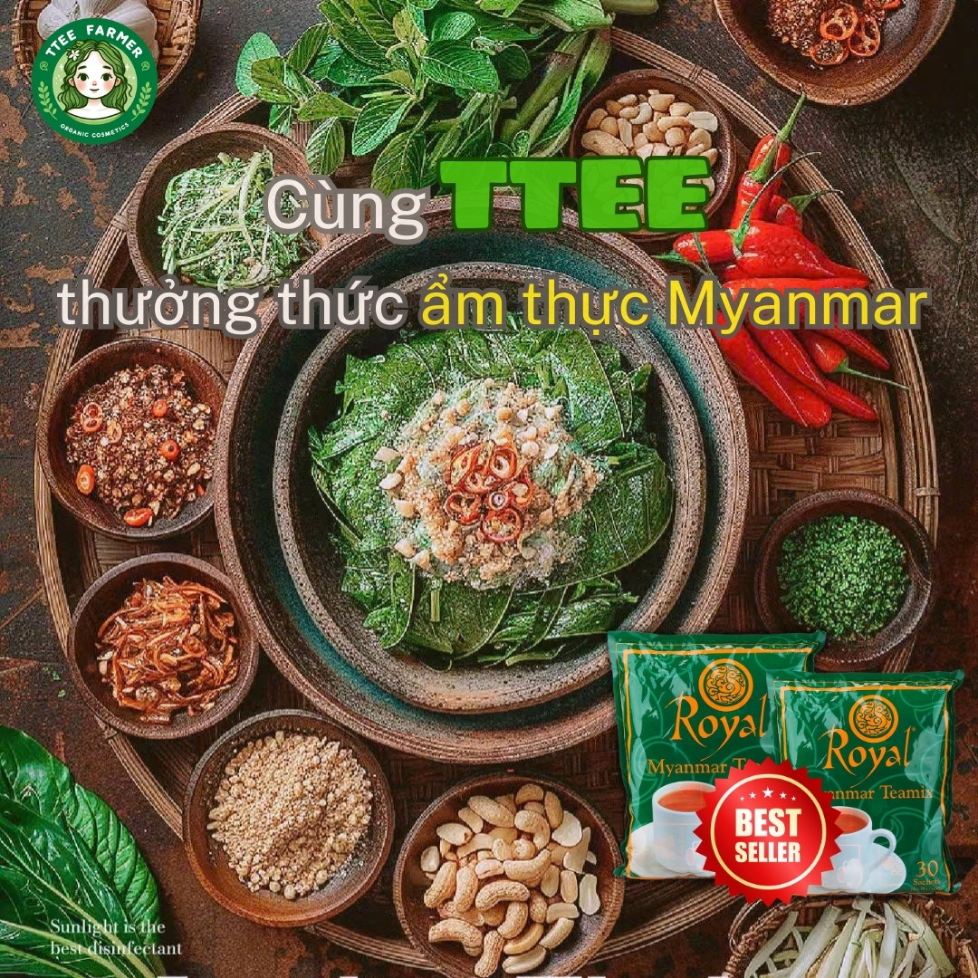 Combo 2 - Trà sữa tự pha hòa tan ROYAL MYANMAR  600g - CHÍNH GỐC - DATE 2027