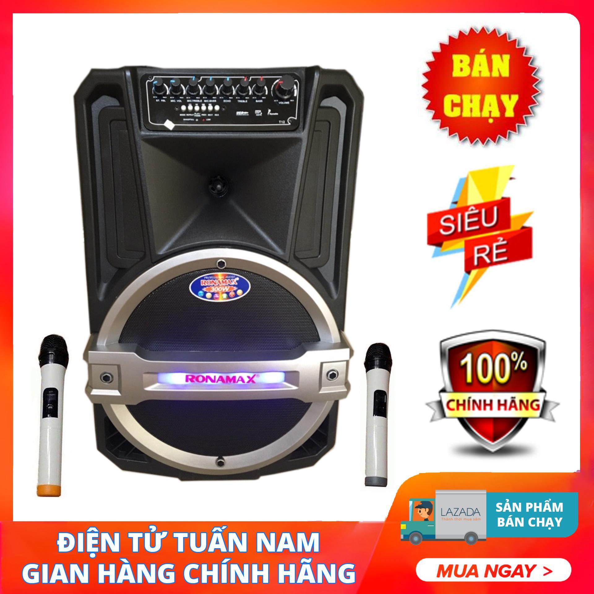 [HCM]Loa kéo Bluetooth Ronamax T12 - 3 Tấc - CỰC HAY AA