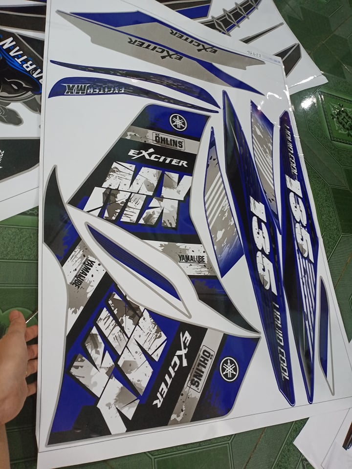 tem rời ex 135 mx xanh trắng gp
