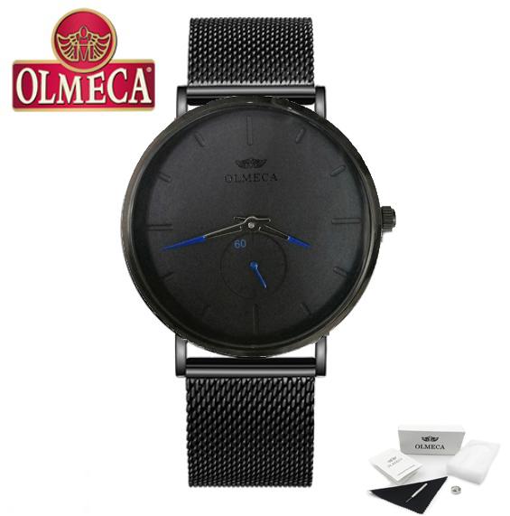 Đồng hồ Olmeca nam dây lưới thép cao cấp 901