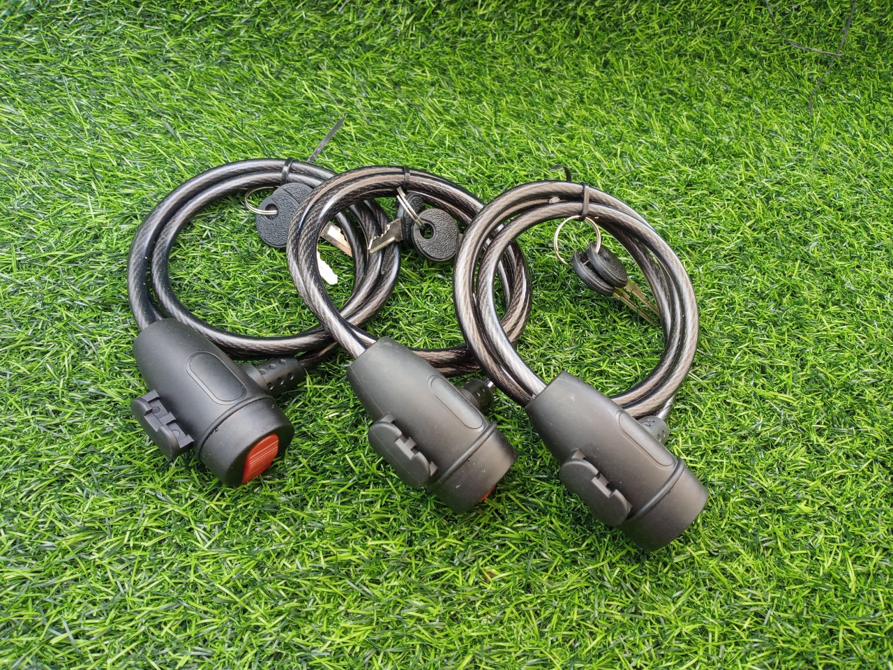 Khóa xe đạp loại nhỏ khóa dây xe đạp