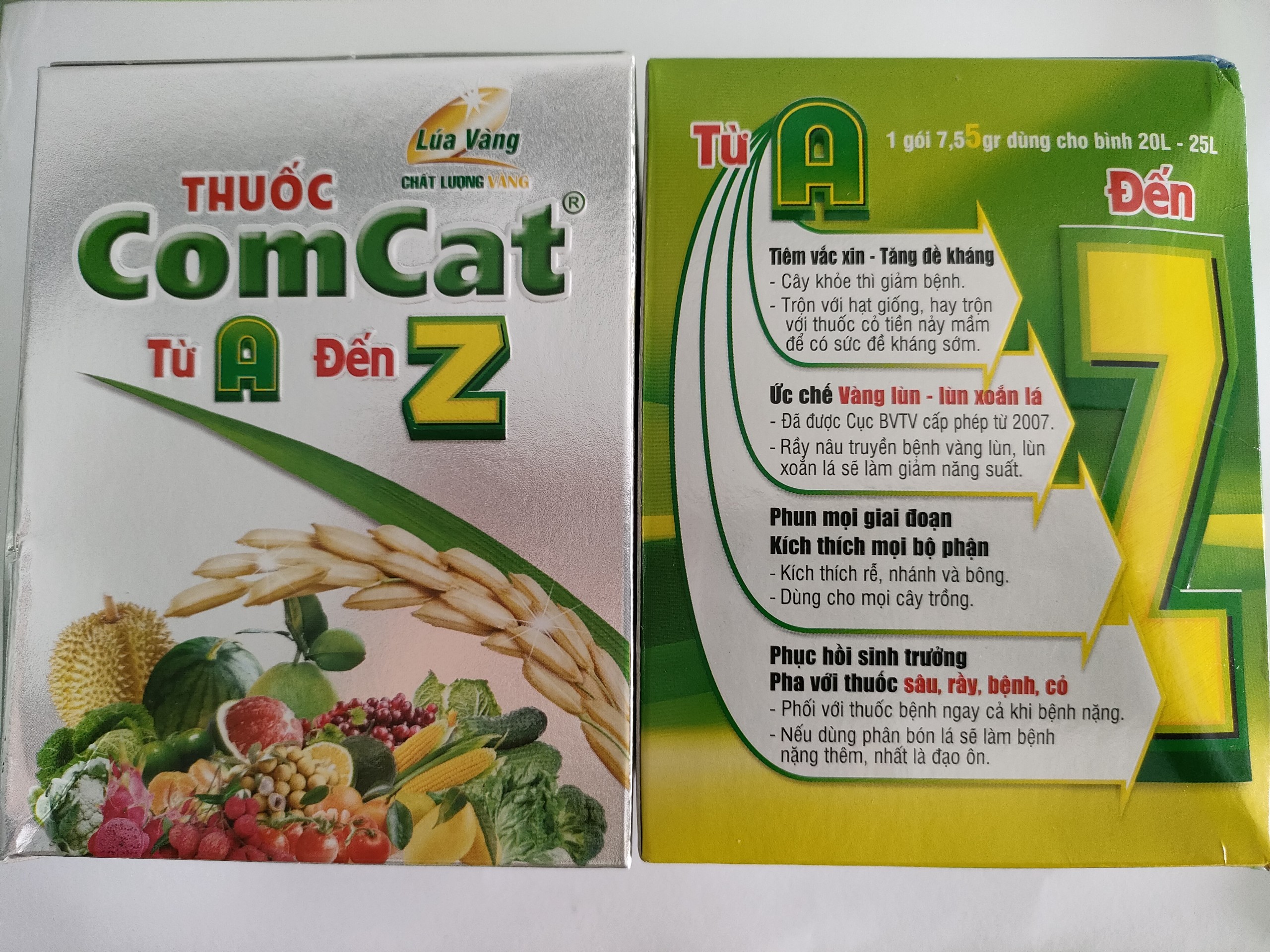 Thuốc kích thích sinh trưởng comcat từ a đến z - combo 5 gói - vtnn nông phú t86