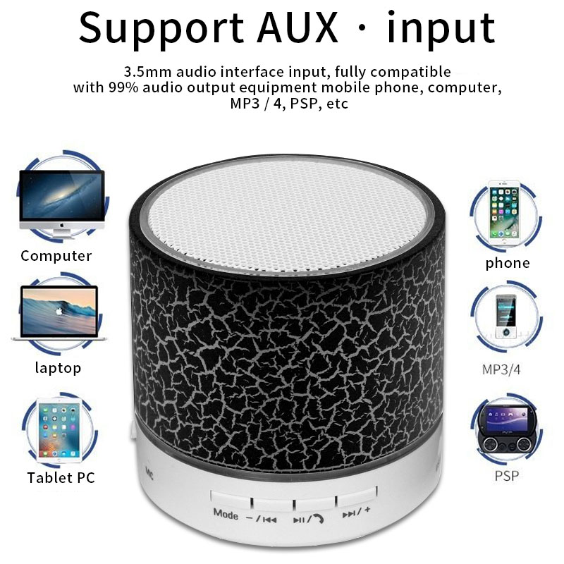 Loa mini bluetooth - led nháy theo nhạc