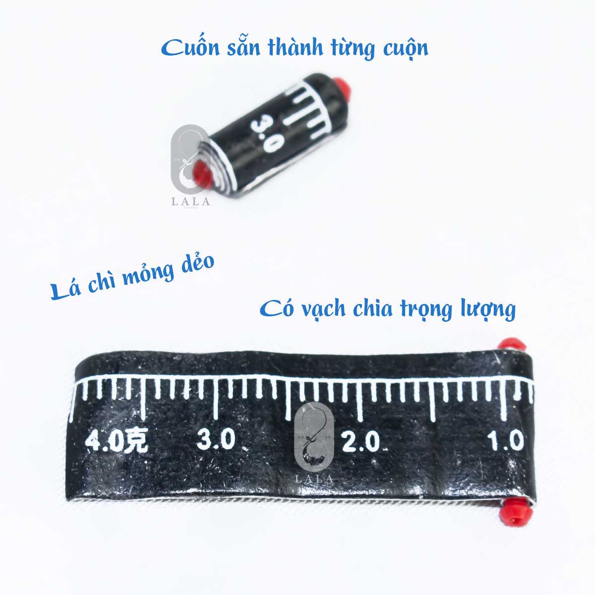 [HCM]Chì cuộn câu đài 2g3g4g (200c/b)
