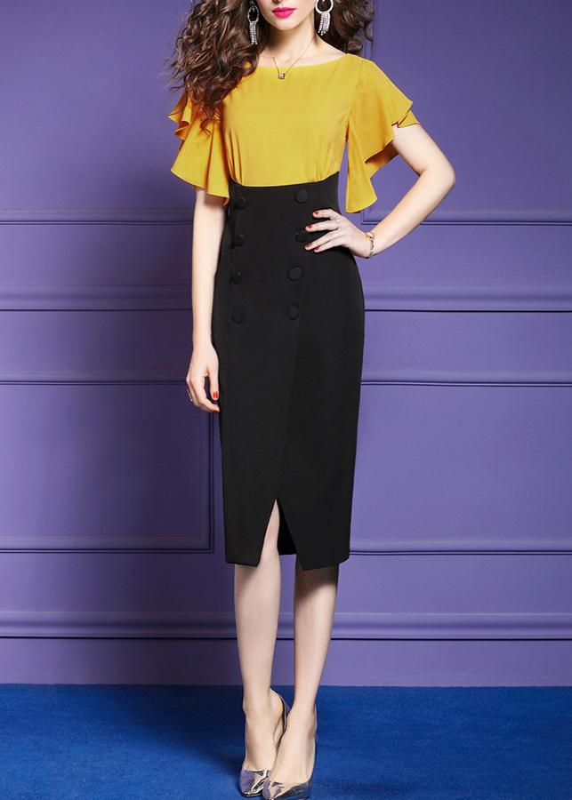 [HCM][ShopPRO - Đầm Ôm Phối Ren Đầm Ôm Dự Tiệc Đầm Ôm Body  Đầm Ôm Body Sang Trọng Những Kiểu Đầm Ôm Đẹp Đầm Thun Ôm Đầm Body Ren Đầm Ôm Cánh Dơi Đầm Ôm Xẻ Tà Đầm Ôm Công Sở Phối Nút Tay Cánh Tiên 3184