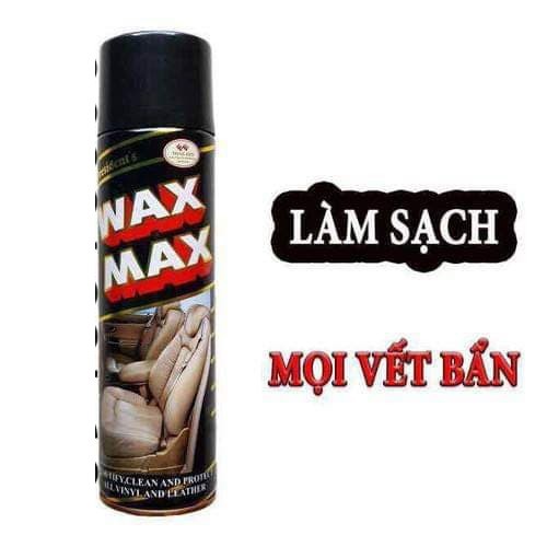 BÌNH XỊT BÓNG NỘI THẤT XE - TAPLO - GHẾ DA WAXMAX