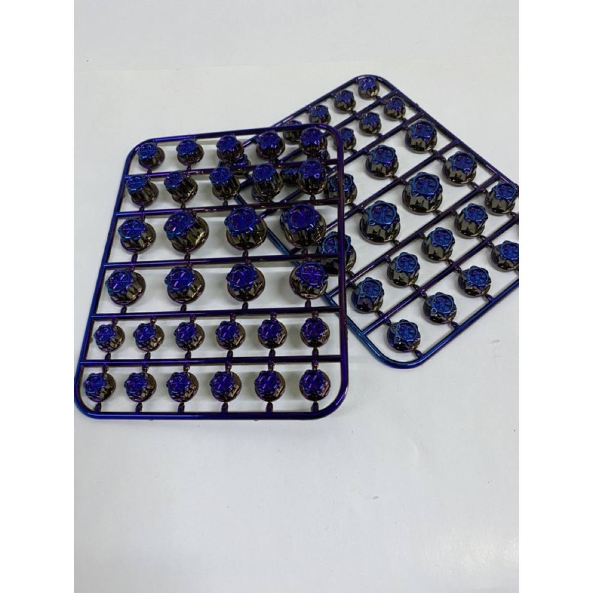 Chụp Ốc Màu Xi Titan Trang Trí Xe Máy [ 1 Bộ 30 cái ]