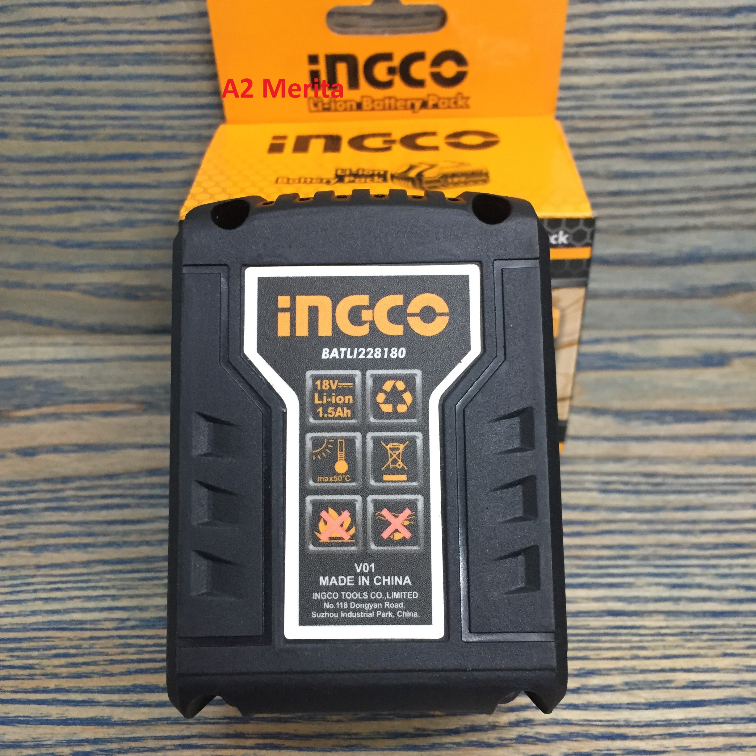 Pin Lithium 18V Ingco BATLI228180