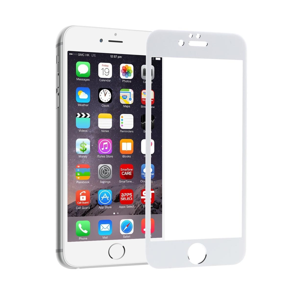 Cường lực full màn dùng cho iphone 6 Plus / 6s Plus (Trắng)