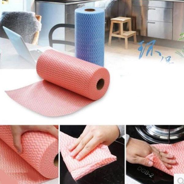 [HCM]Combo 6 Cuộn Khăn Lau Đa Năng ( 6 Cuộn - 300 khăn ) Tiện Ích