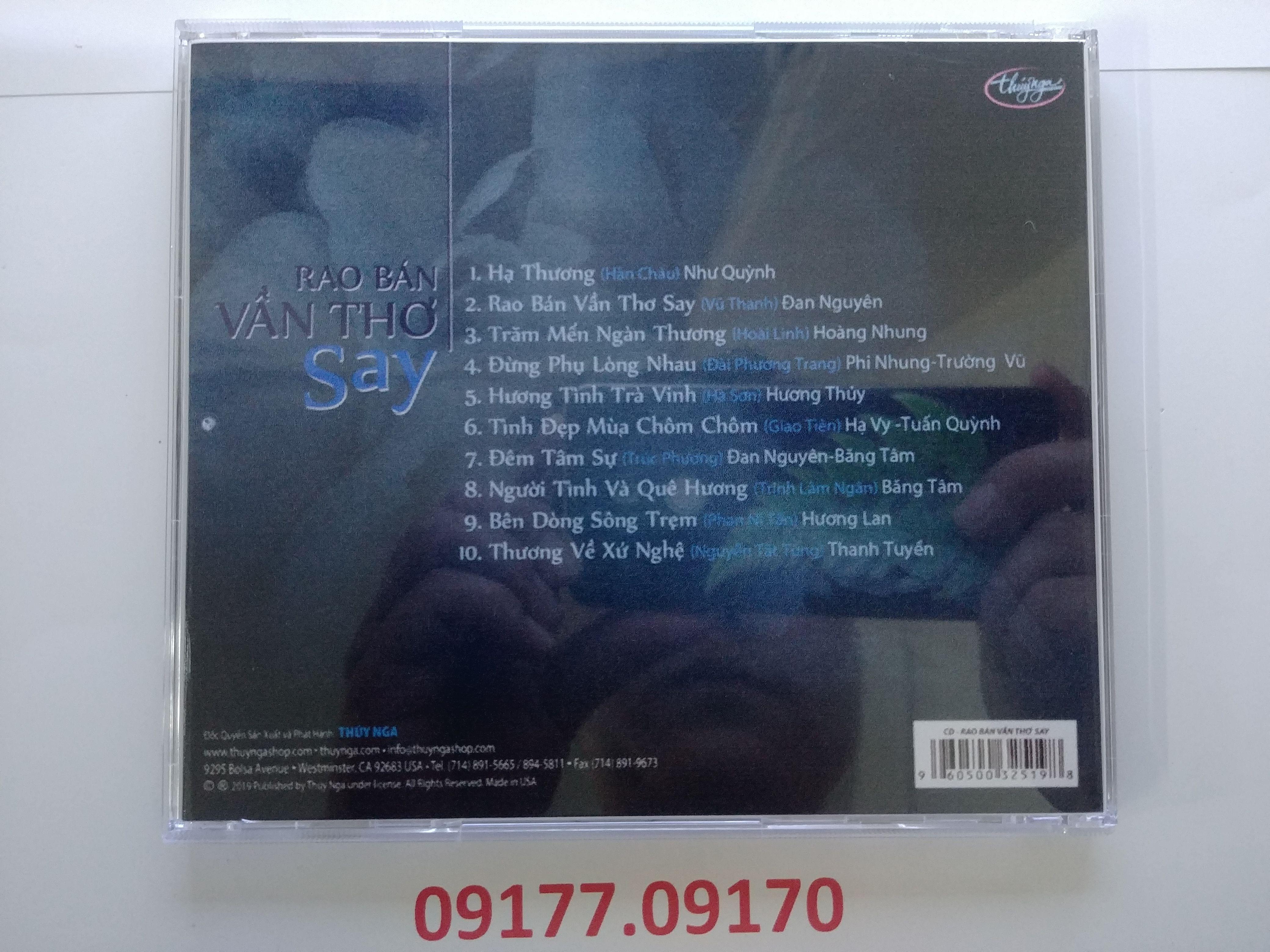 CD Rao Bán Vần Thơ Say - Thúy Nga CD605