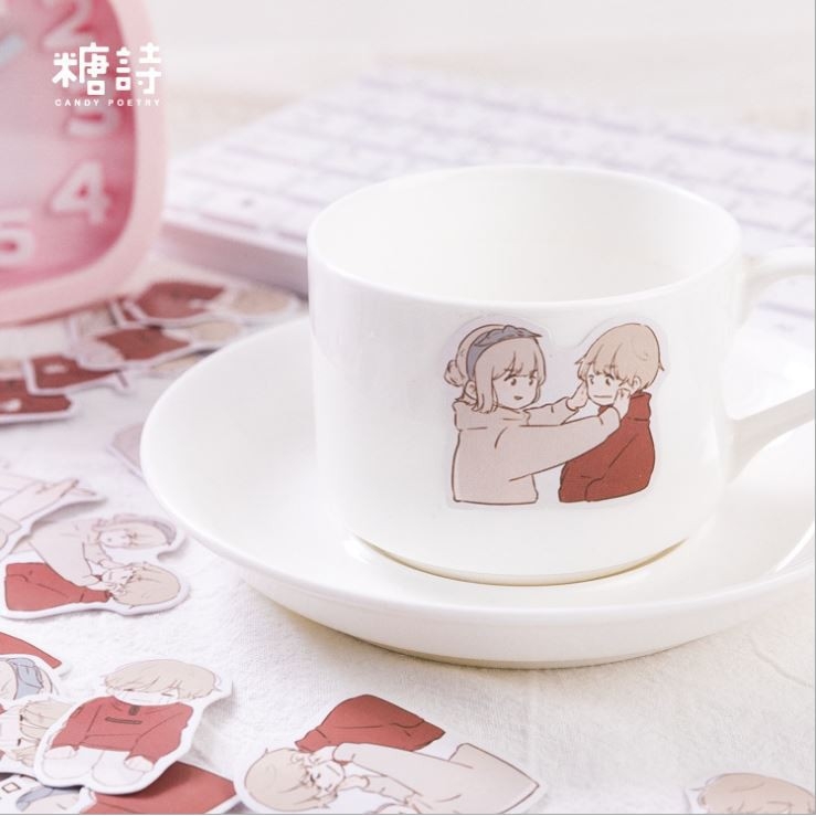 Bộ 45 Sticker Boy Girl E90