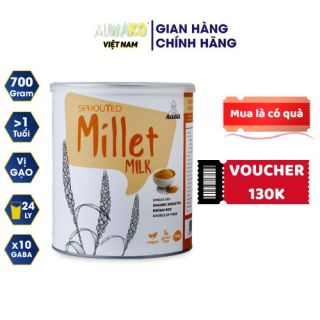 Sữa hạt hữu cơ 700g millet 100% organic nhập khẩu chính hãng từ malaysia cho cả gia đình - miwako official store 1
