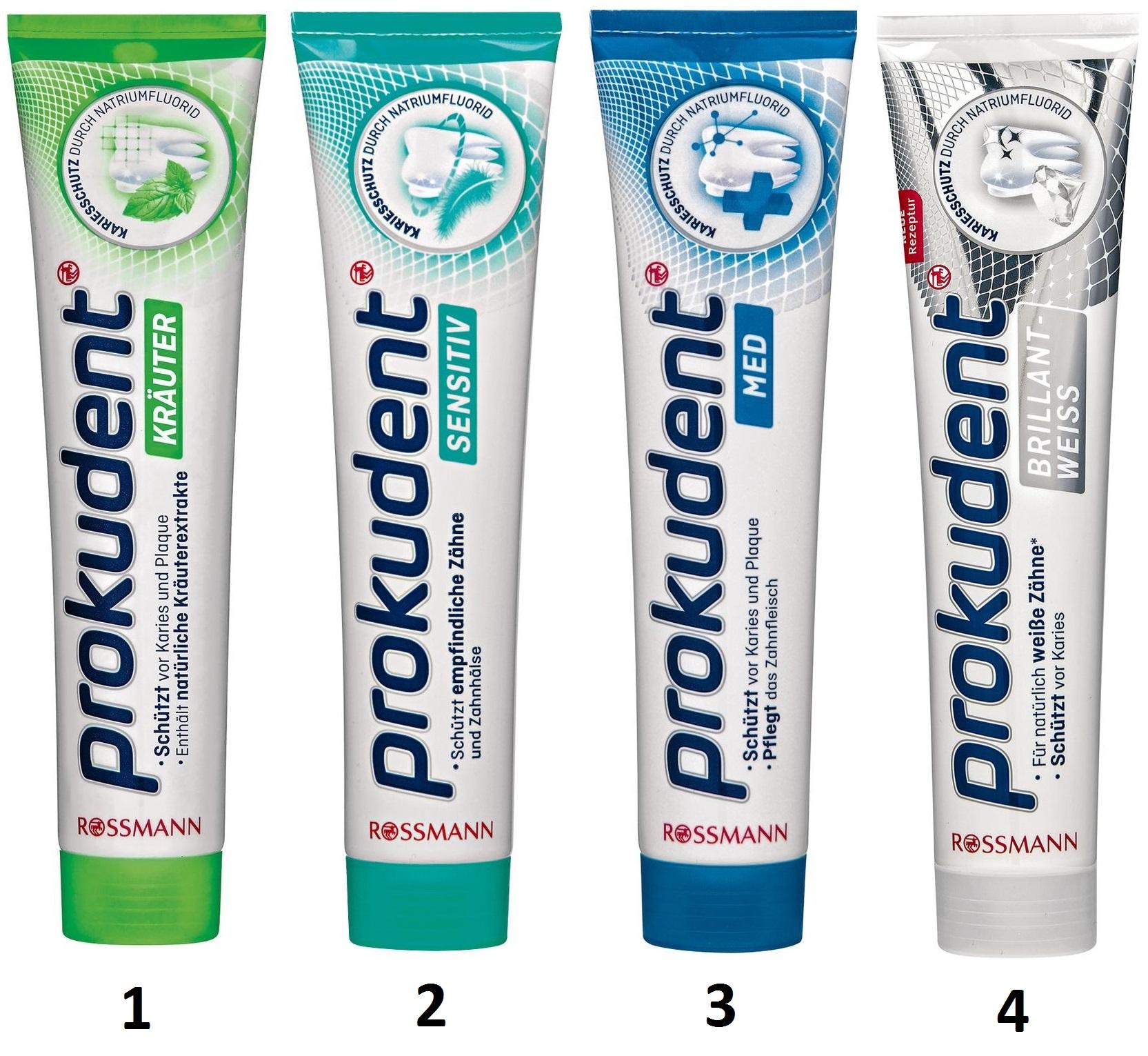Kem đánh răng Prokudent của Đức white