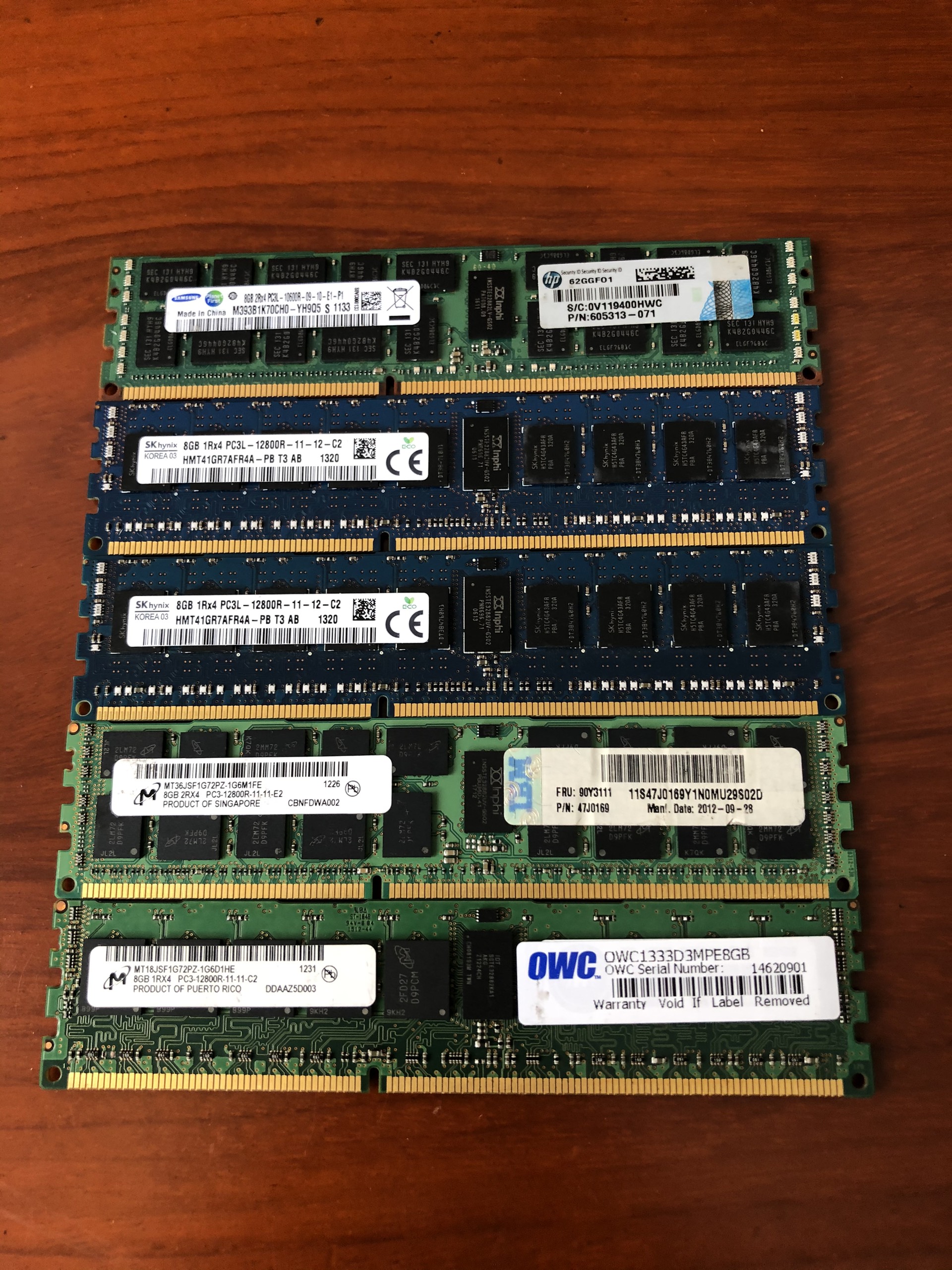 RAM DDR3 ECC REG 8G BUSS 1333 DÙNG CHO MAIN X79 HOẶC MÁY TRẠM (BẢO HÀNH 36T)