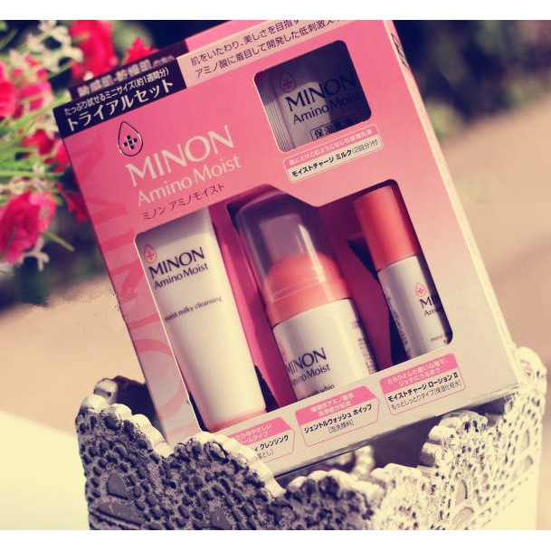 [HCM]Set Mini Minon Amino Moist Dưỡng Da