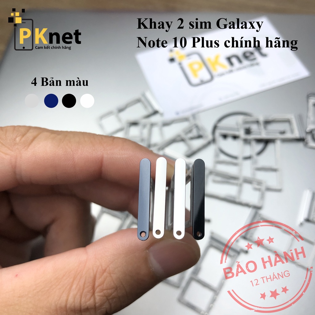 Khay sim Samsung Note 10 Plus, chính hãng, 2 sim