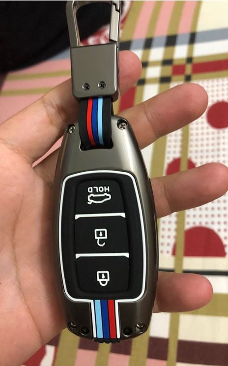 ỐP BỌC CHÌA KHÓA ACCENT, KONA, SANTAFE, ELANTRA  HYUNDAI HỢP KIM CAO CẤP