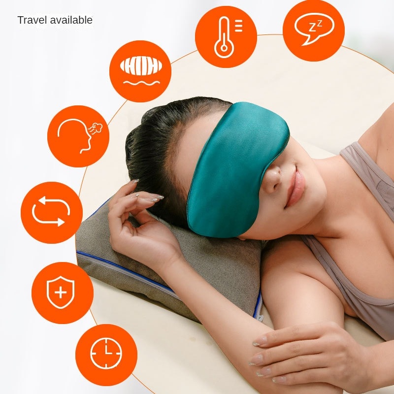 【CC】☃  USB Heated Eye Heating Hot Compress Cover Sleeping Electrical Temperature Control Blindfold