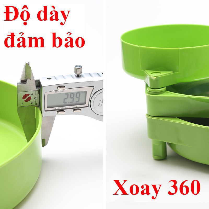 Khay đựng mồi câu cá 2 tầng, 3 tầng có dạ quang