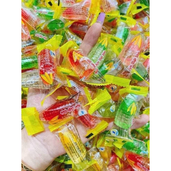 500gr Kẹo Ngô Dẻo Nhân Chảy Thơm ngon