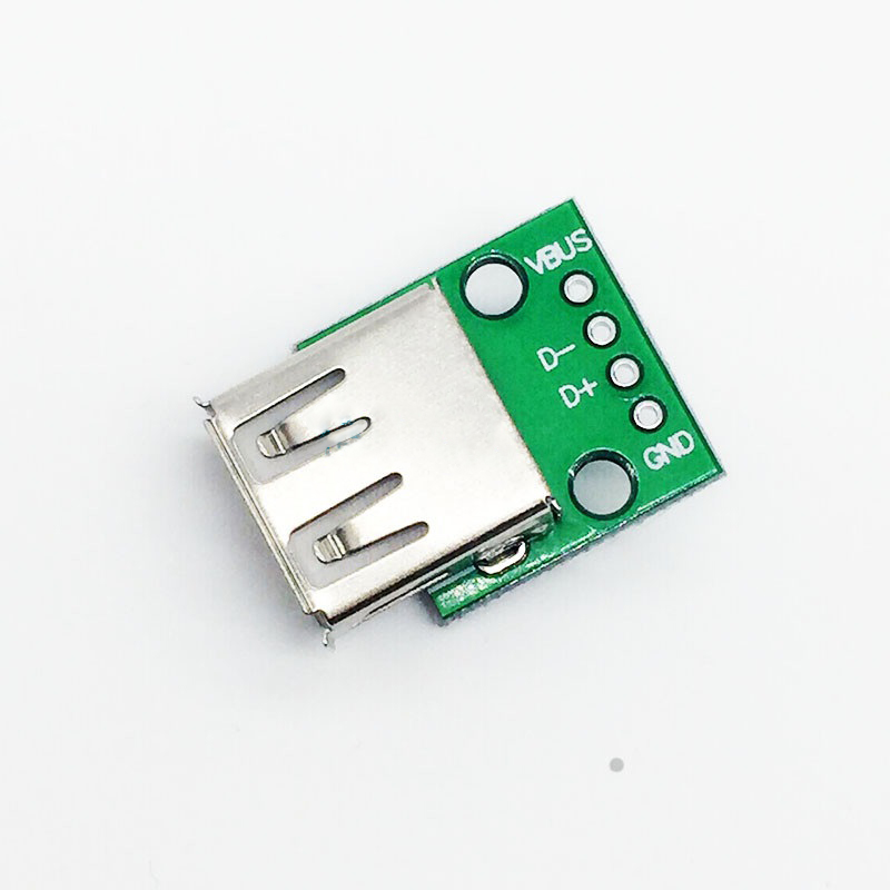 [5 cái] Jack USB hàn chân sẵn (Đực, Cái) - Đế ra chân
